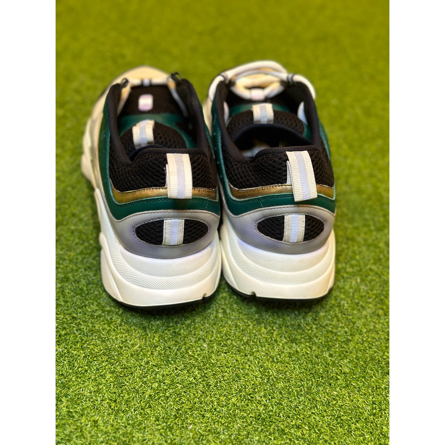 Size 12 - Dior B22 White Black Green Gold