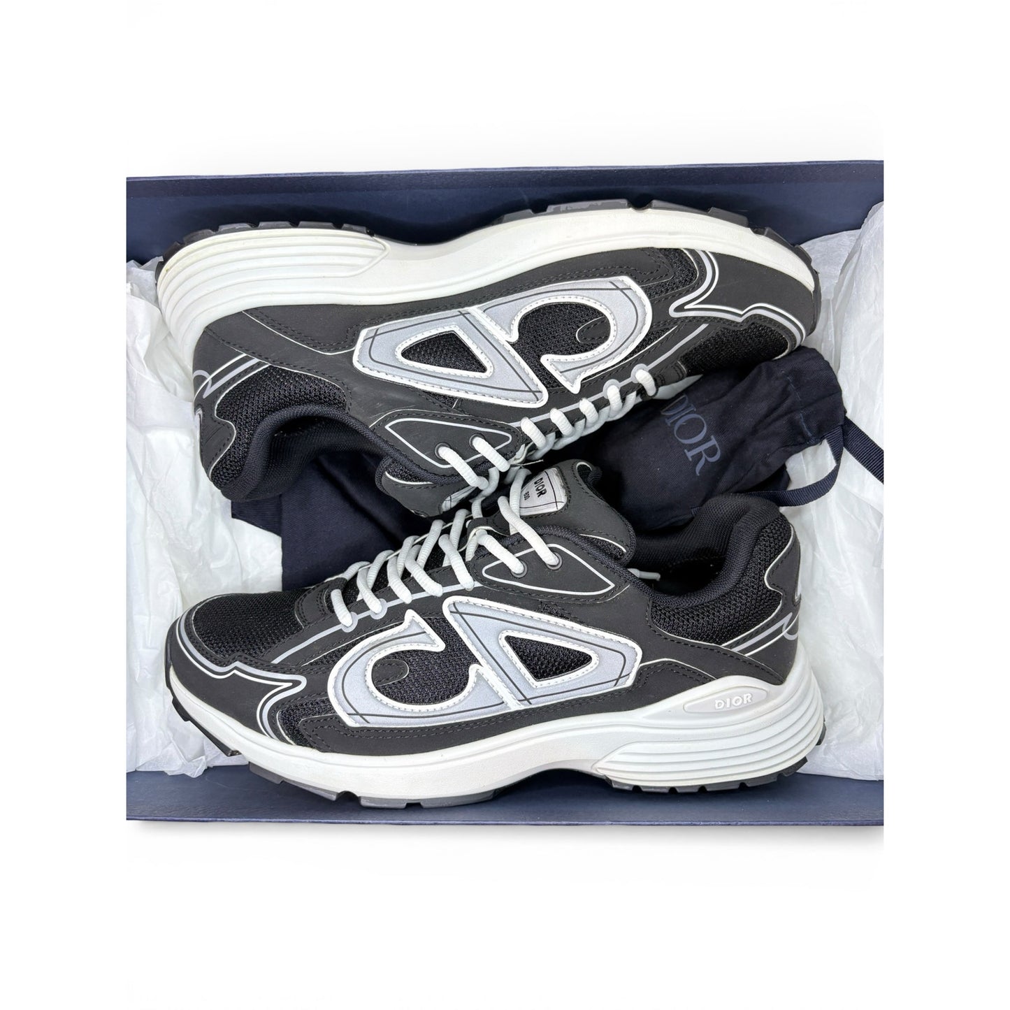 Size 9 - Dior B30 Black & Grey Sneakers