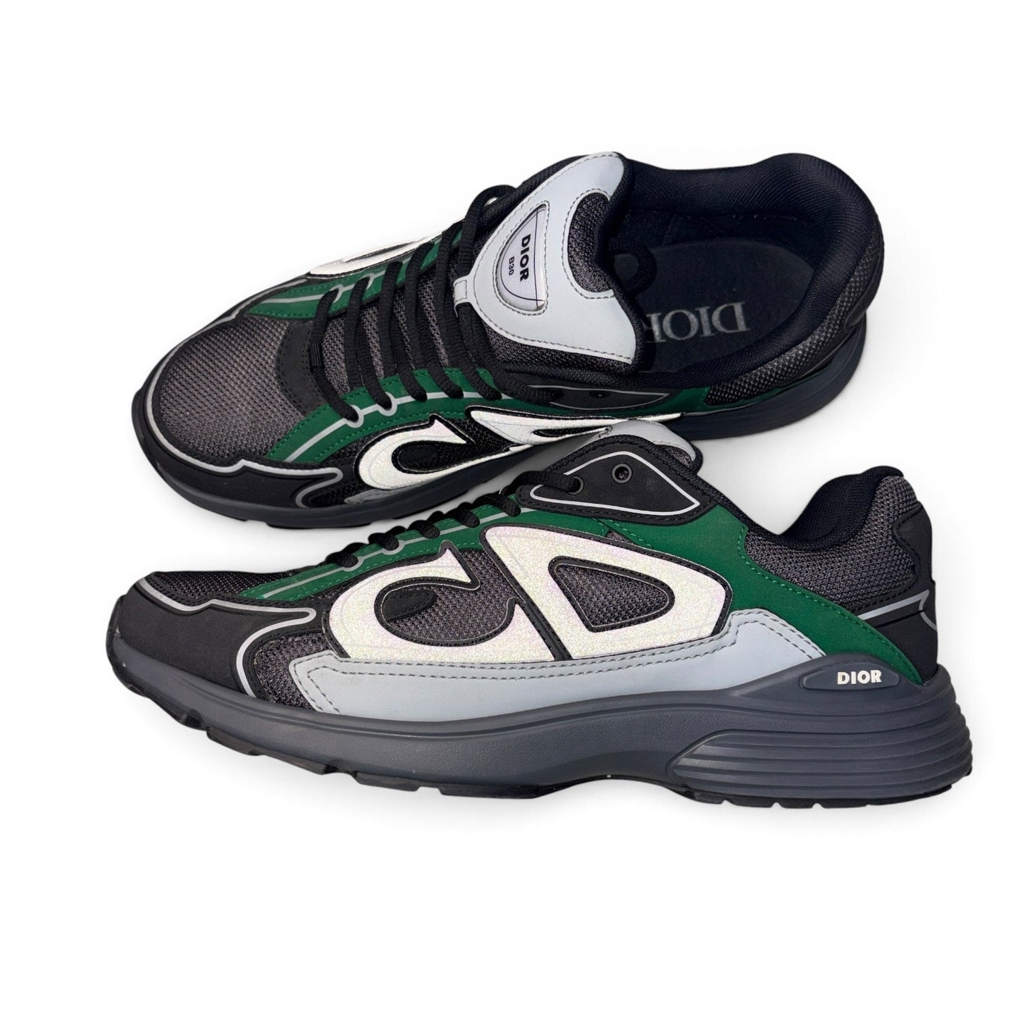 Dior B30 Deep Green / Black / Grey Sneakers | Size 45 (12US)