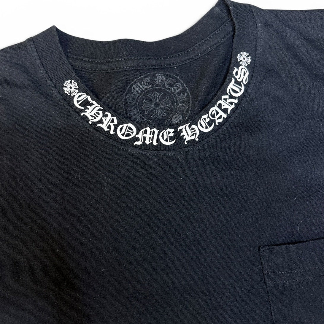 Chrome Hearts Collar Logo T-Shirt Black | Small