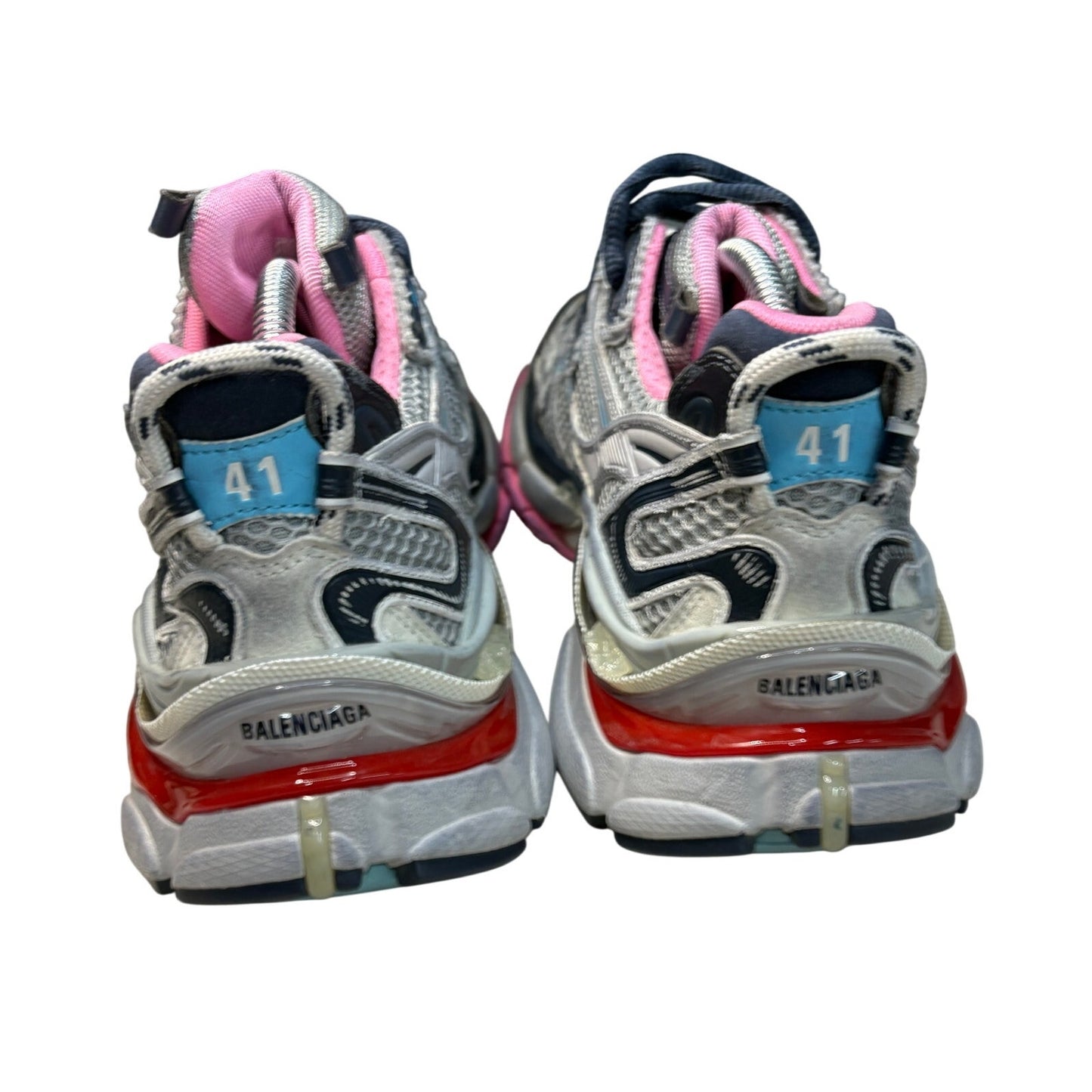 Balenciaga Runner 2.0 Grey Blue Pink Red | Size 41(8US)