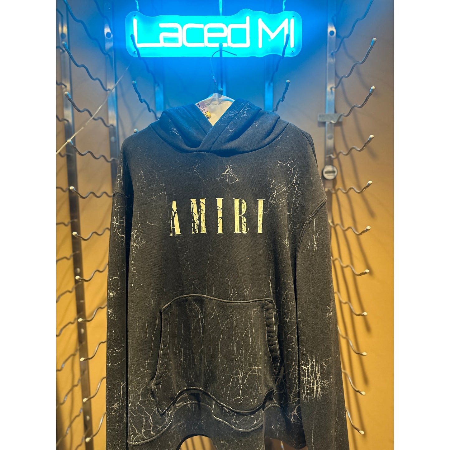 XXL - Amiri Cracked Dye Core Logo Hoodie