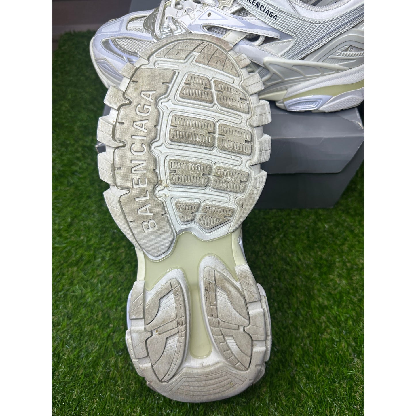 Size 11 - Balenciaga Track 2.0 White Sneakers