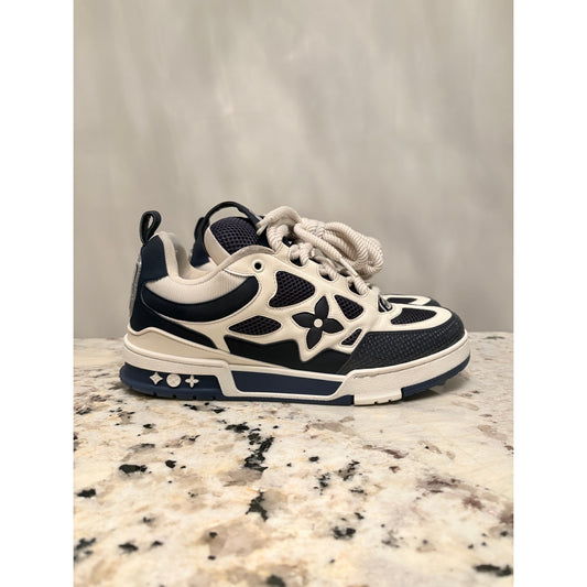 Louis Vuitton Navy Blue Skate Sneakers | Size 8LV