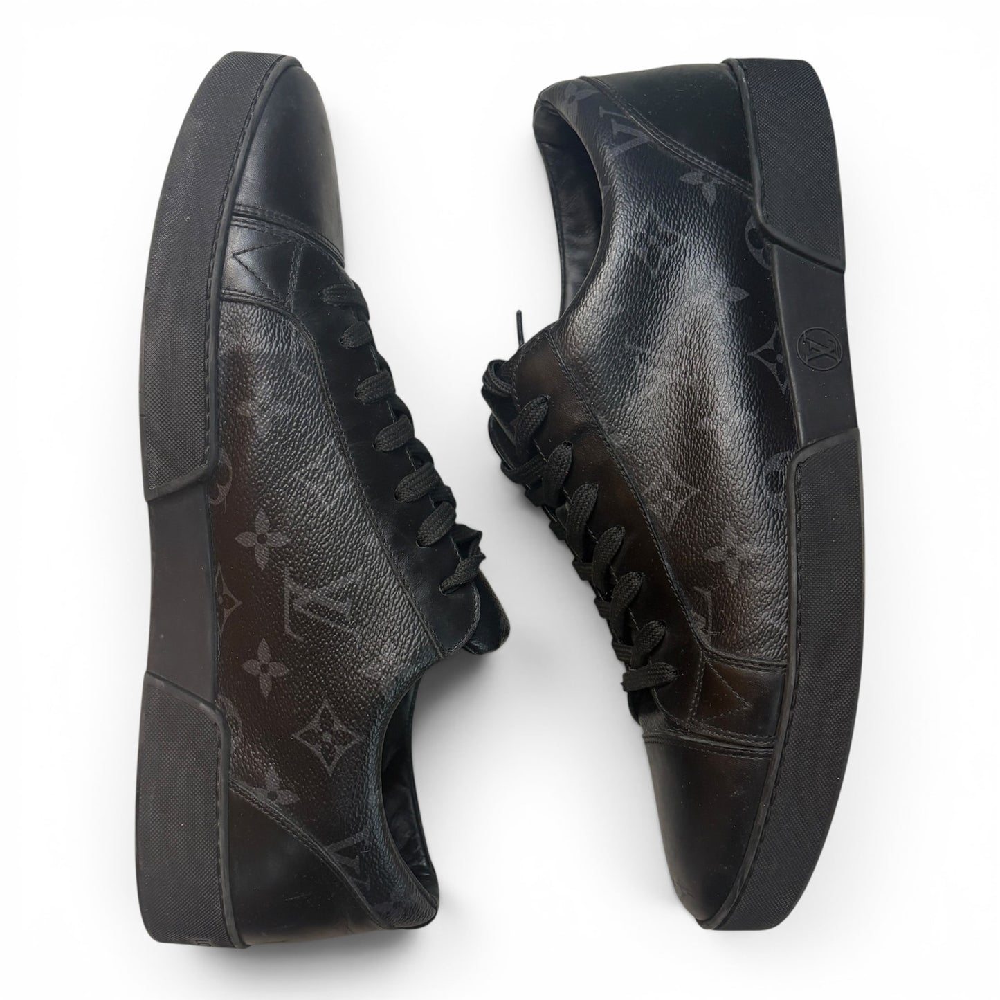 Louis Vuitton Match-Up Black Monogram Sneakers | Size 9LV