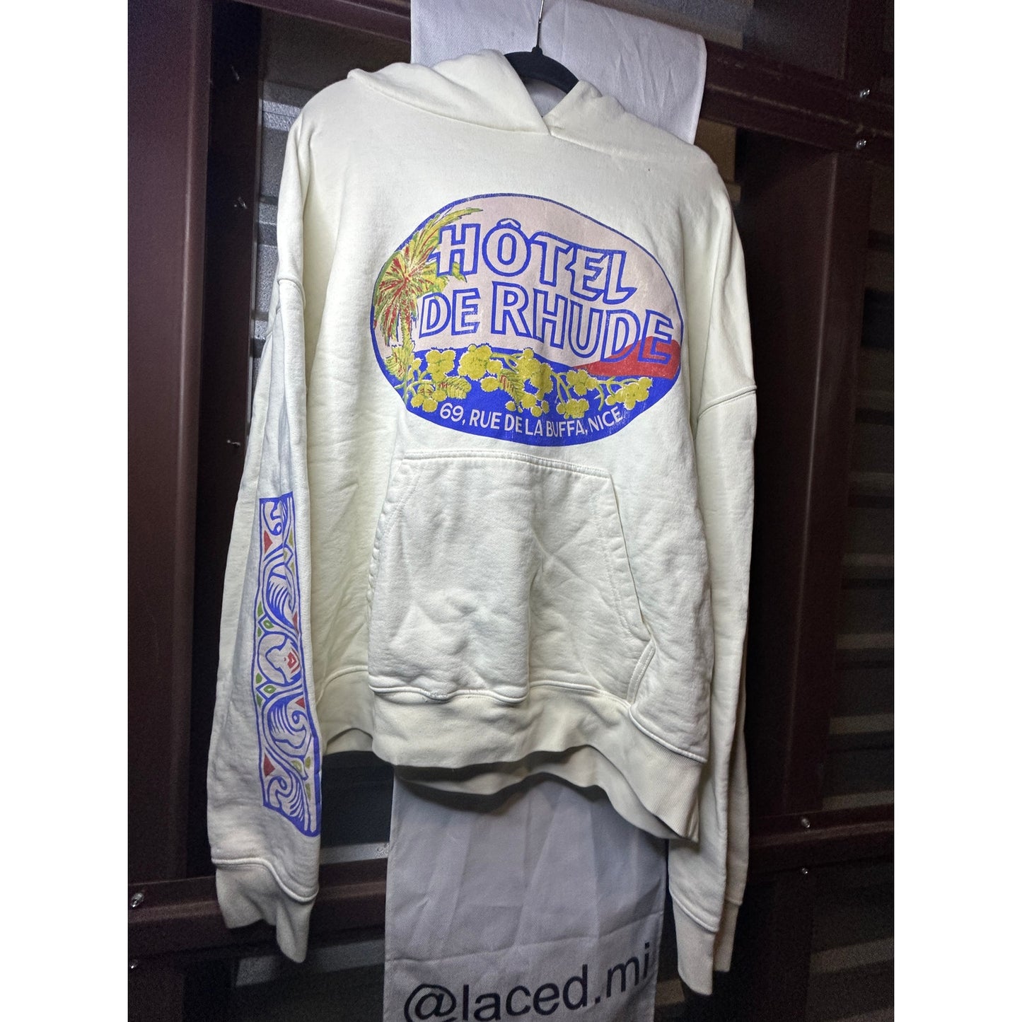 Rhude Hoodie "Hotel De Rhude" XL Sweatshirt