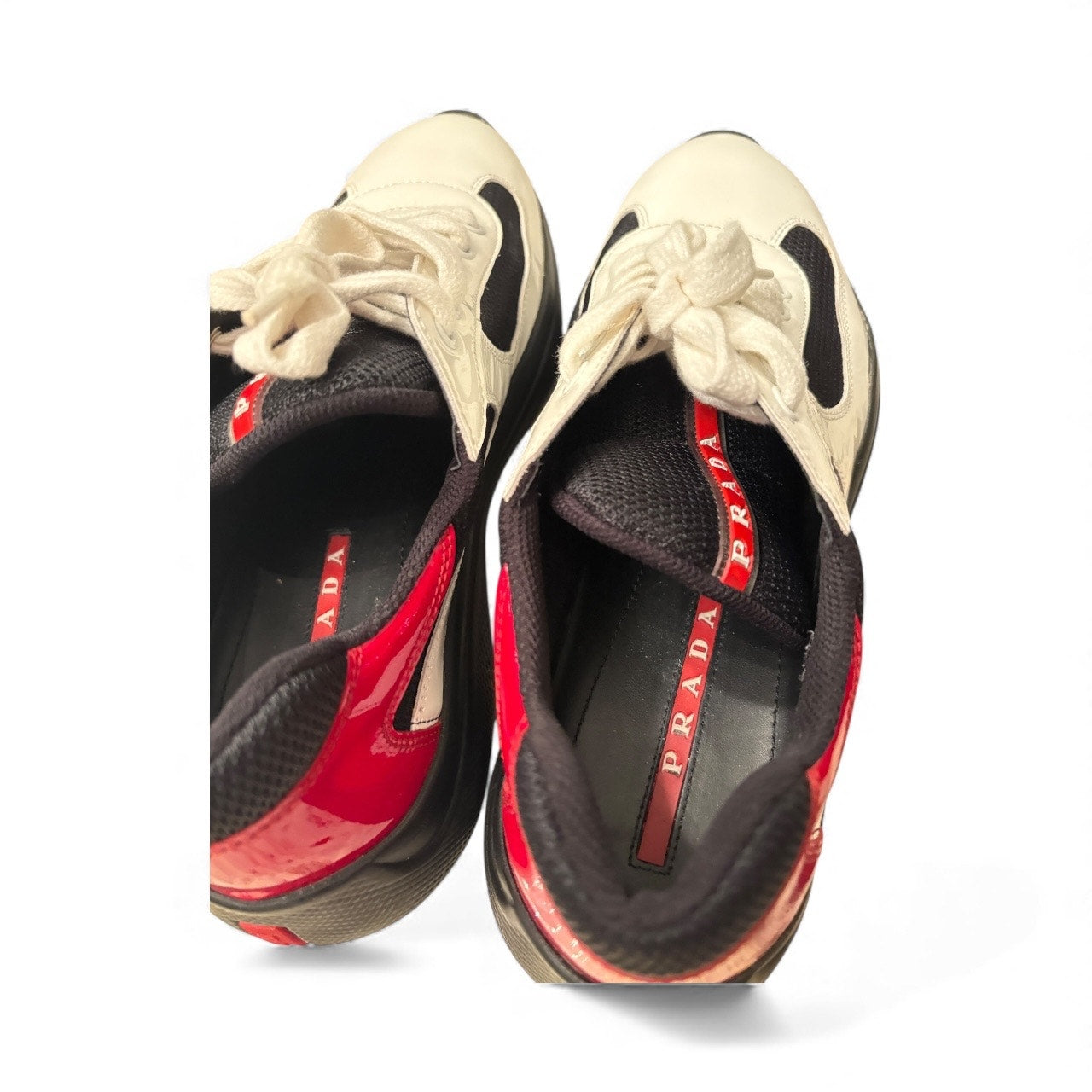 Size 6 UK (7 US) - Prada Americas Cup ' Black, White, Red '