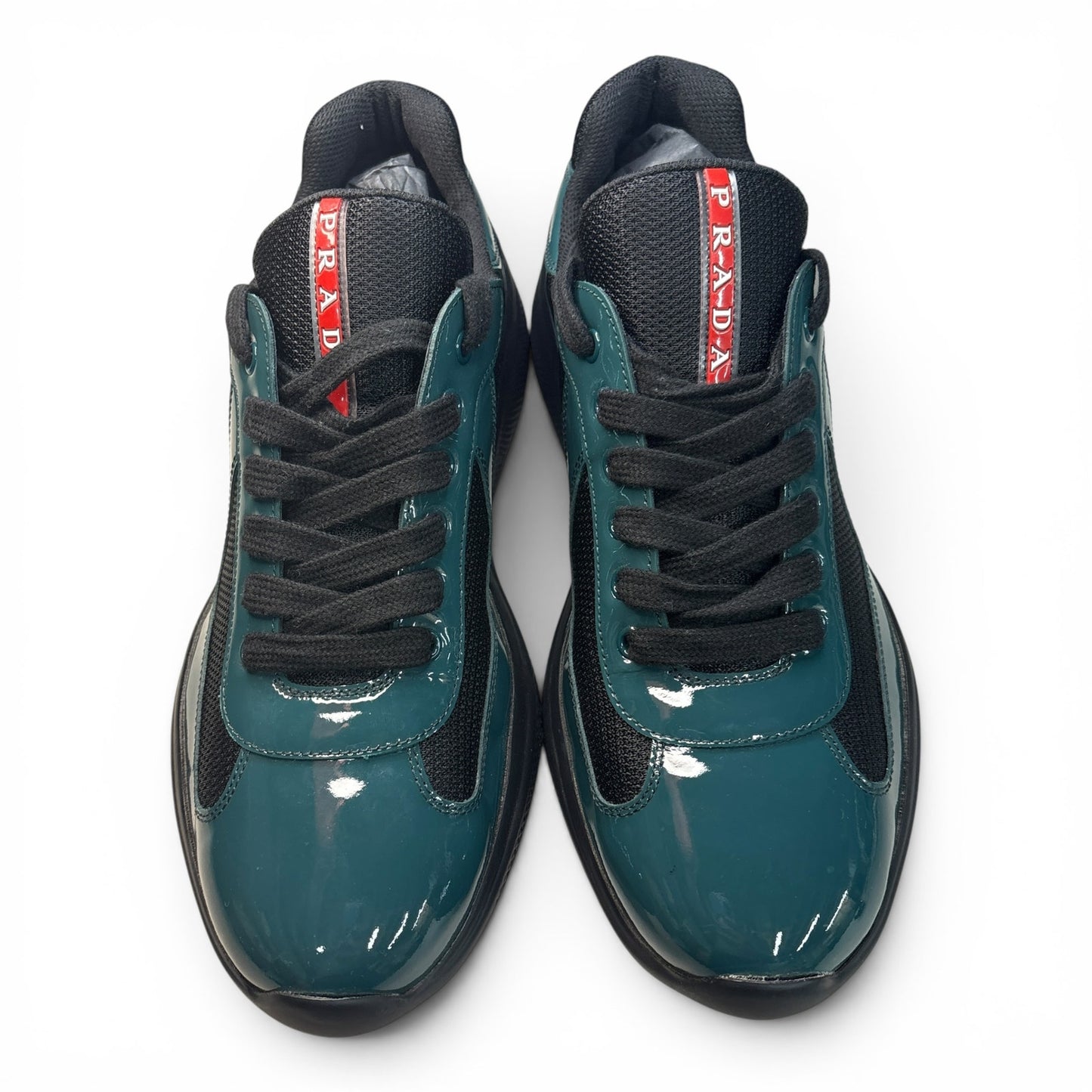 Prada America's Cup Sneakers Green / Black | Size 10UK