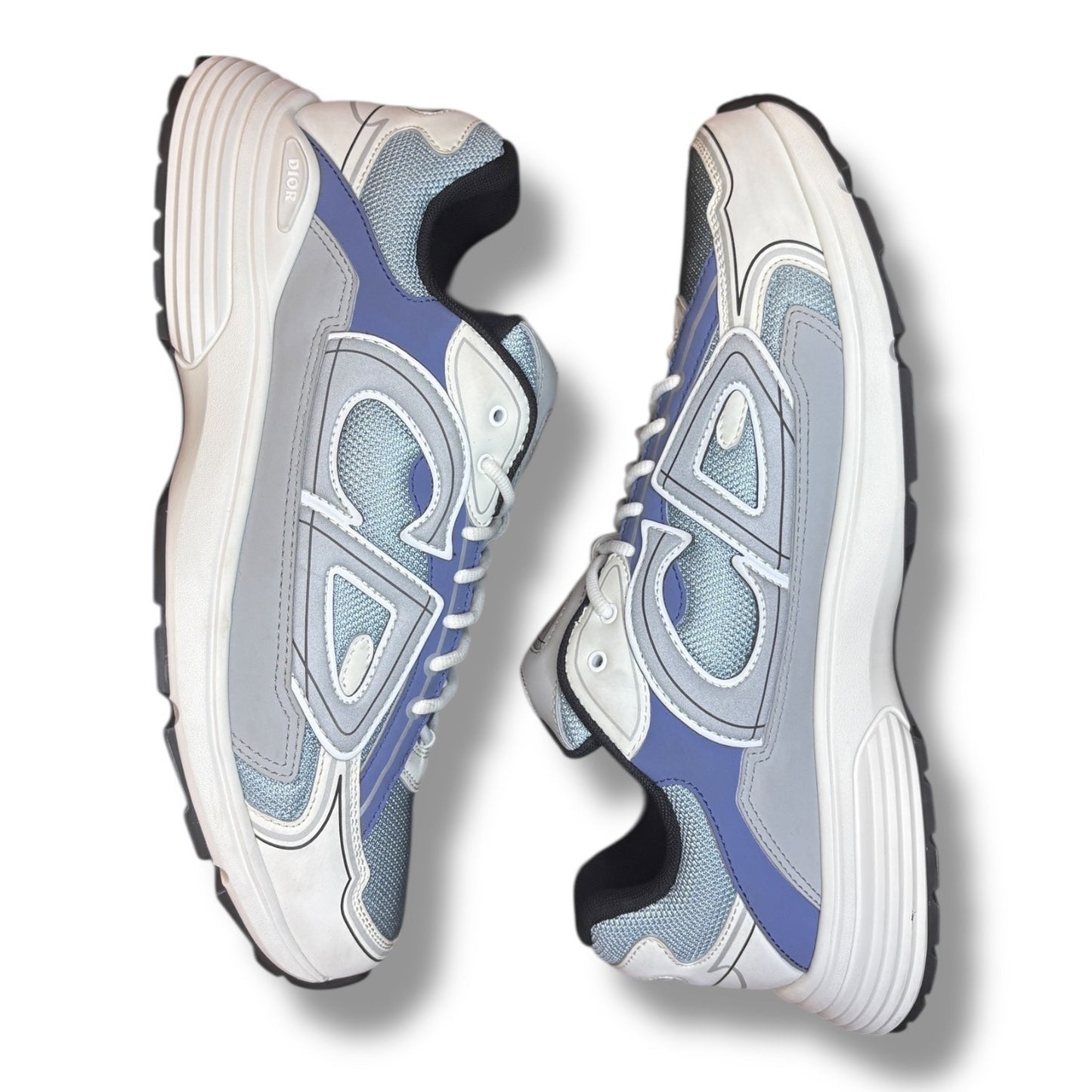 Dior B30 Navy Blue Grey White Sneakers | Size 48 (15US)