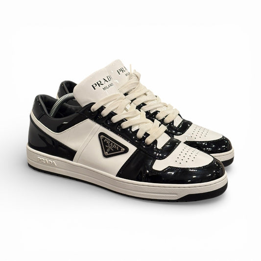 Size 8.5UK/9.5US - Prada Downtown Low Patent Leather Sneaker