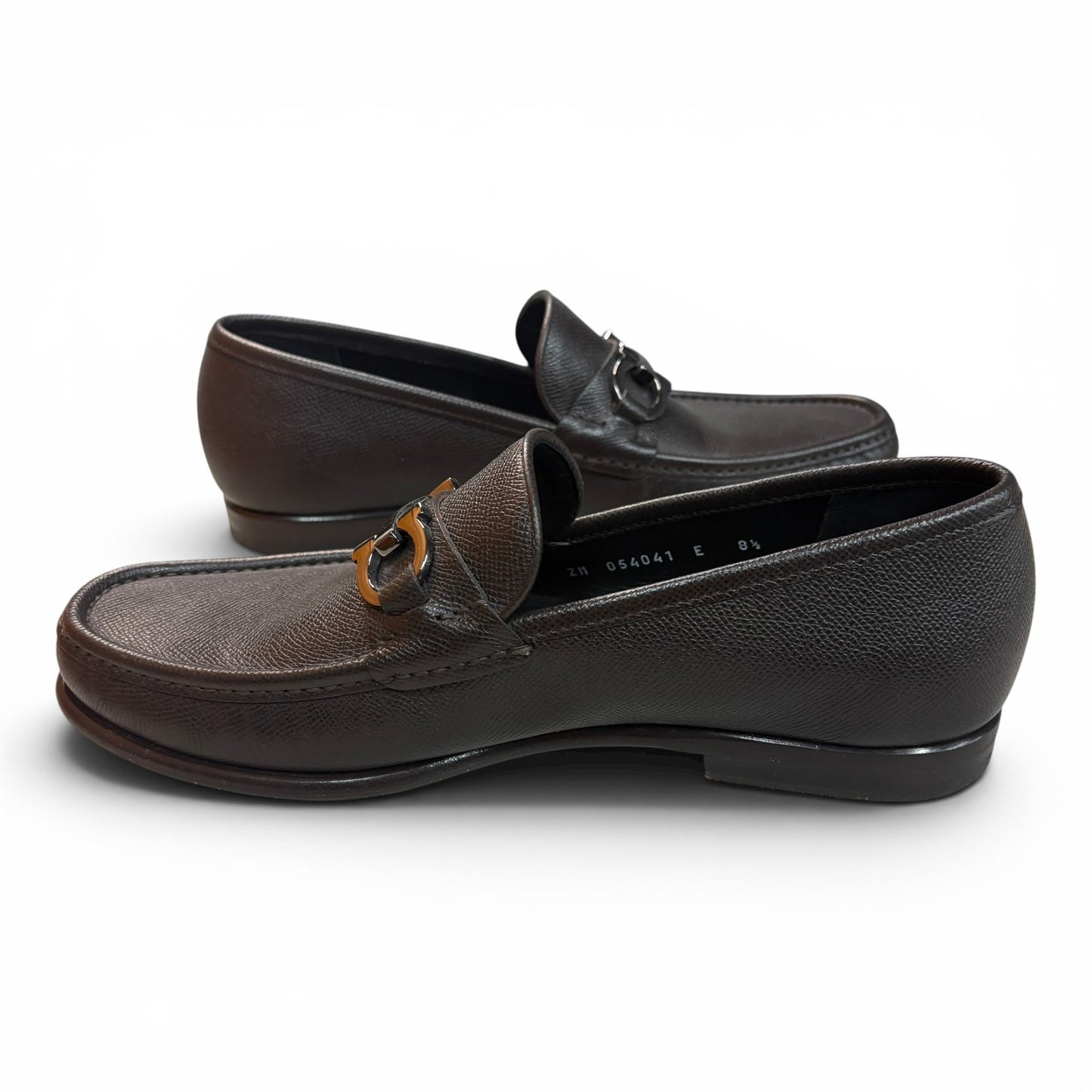 Salvador Ferragamo Gancini Bit Leather Loafer | Size 8.5UK