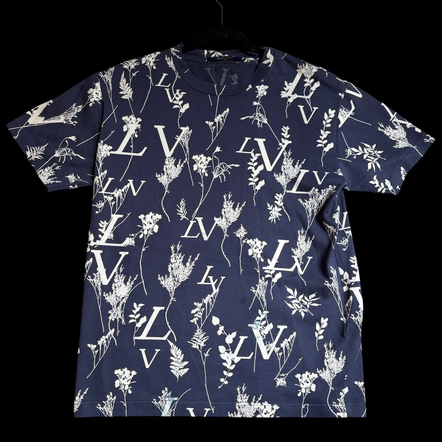 Louis Vuitton Floral Letter Print T-Shirt | Small