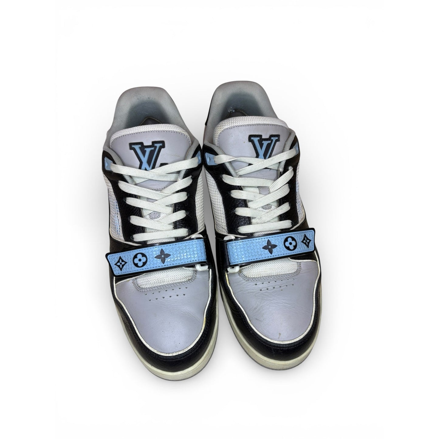 Louis Vuitton LV Strap Trainer Sneaker Blue/White 8.5LV 9.5US