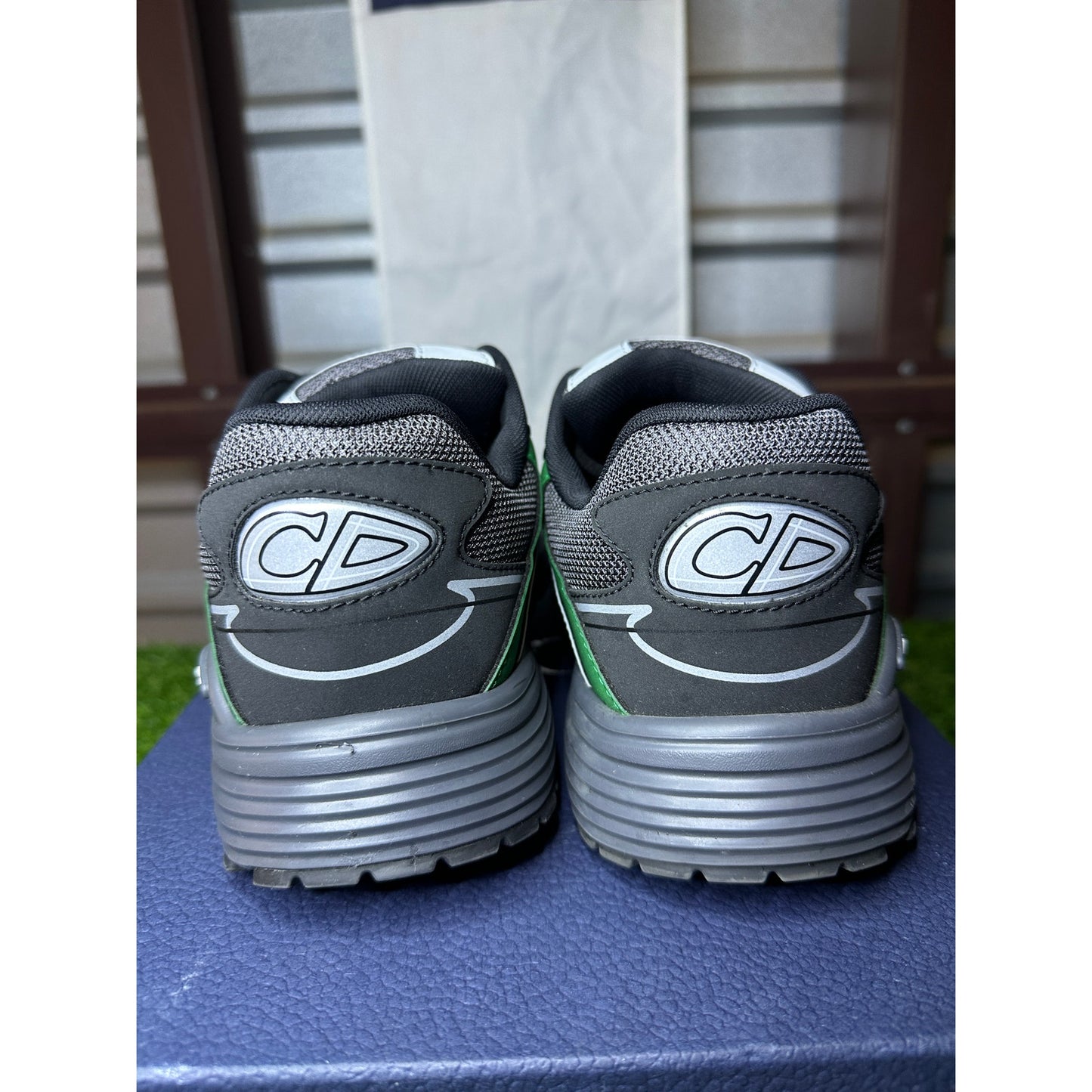 Size 10 - Dior B30 Mesh Deep Grey Green Black Trainer
