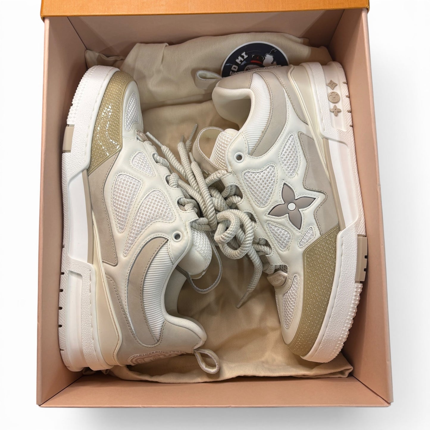 Louis Vuitton LV Skate Sneakers Beige | Size 10LV