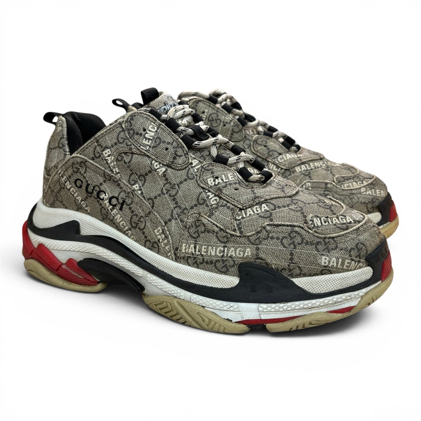 Balenciaga x Gucci Triple S Sneakers | Size 13US