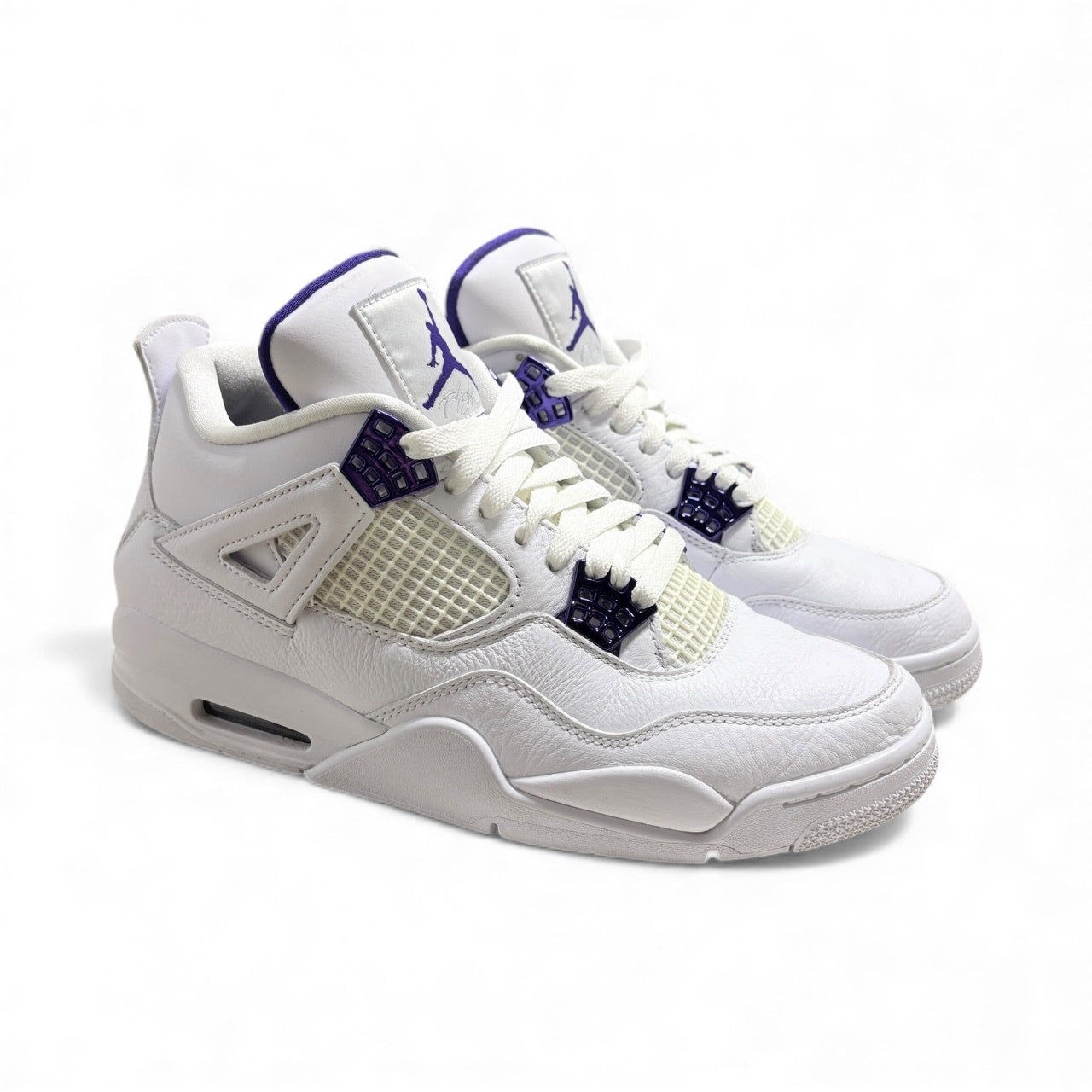 Size 9.5 - Air Jordan 4 Retro 'Purple Metallic' 2020