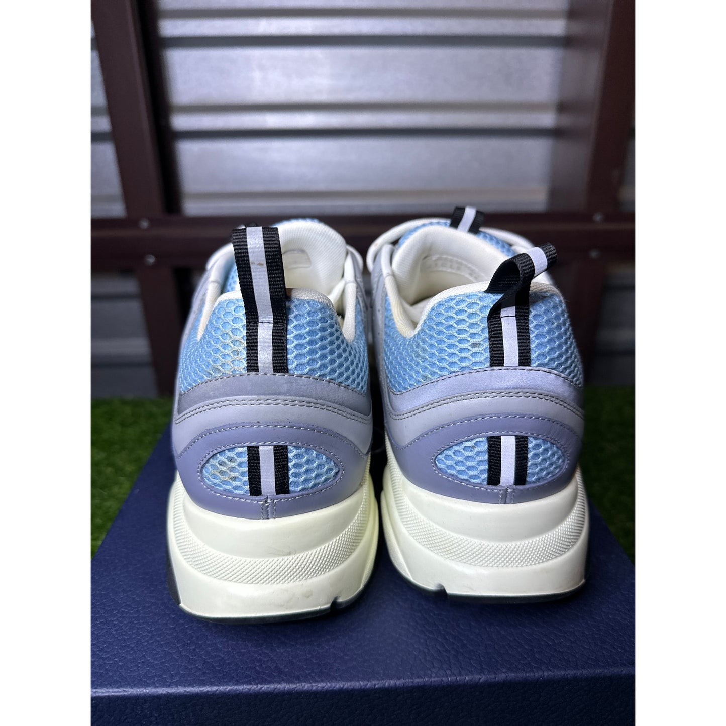 Size 12 - Dior B22 white sky blue sneakers