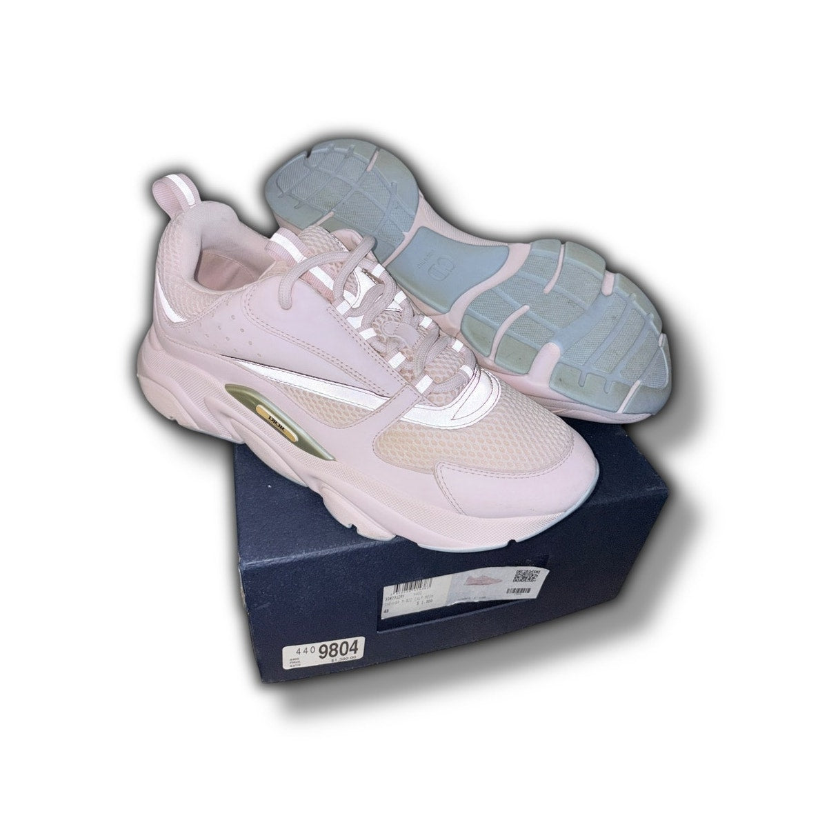 Size 10 - Dior B22 Pink With Blue Sole