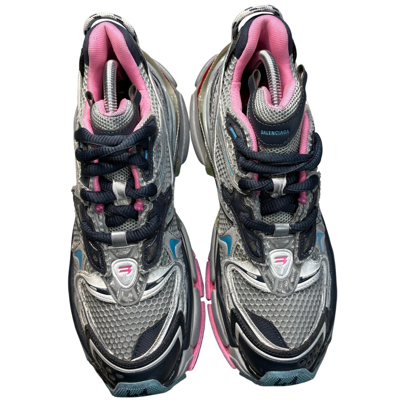 Balenciaga Runner 2.0 Grey Blue Pink Red | Size 41(8US)