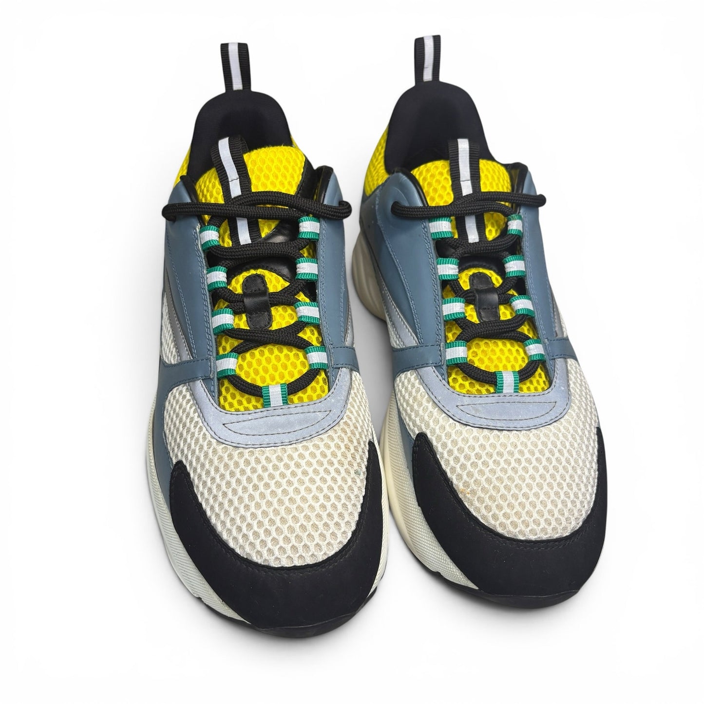 Dior B22 Reflective Low Top Blue & Yellow | Size 44 (11US)