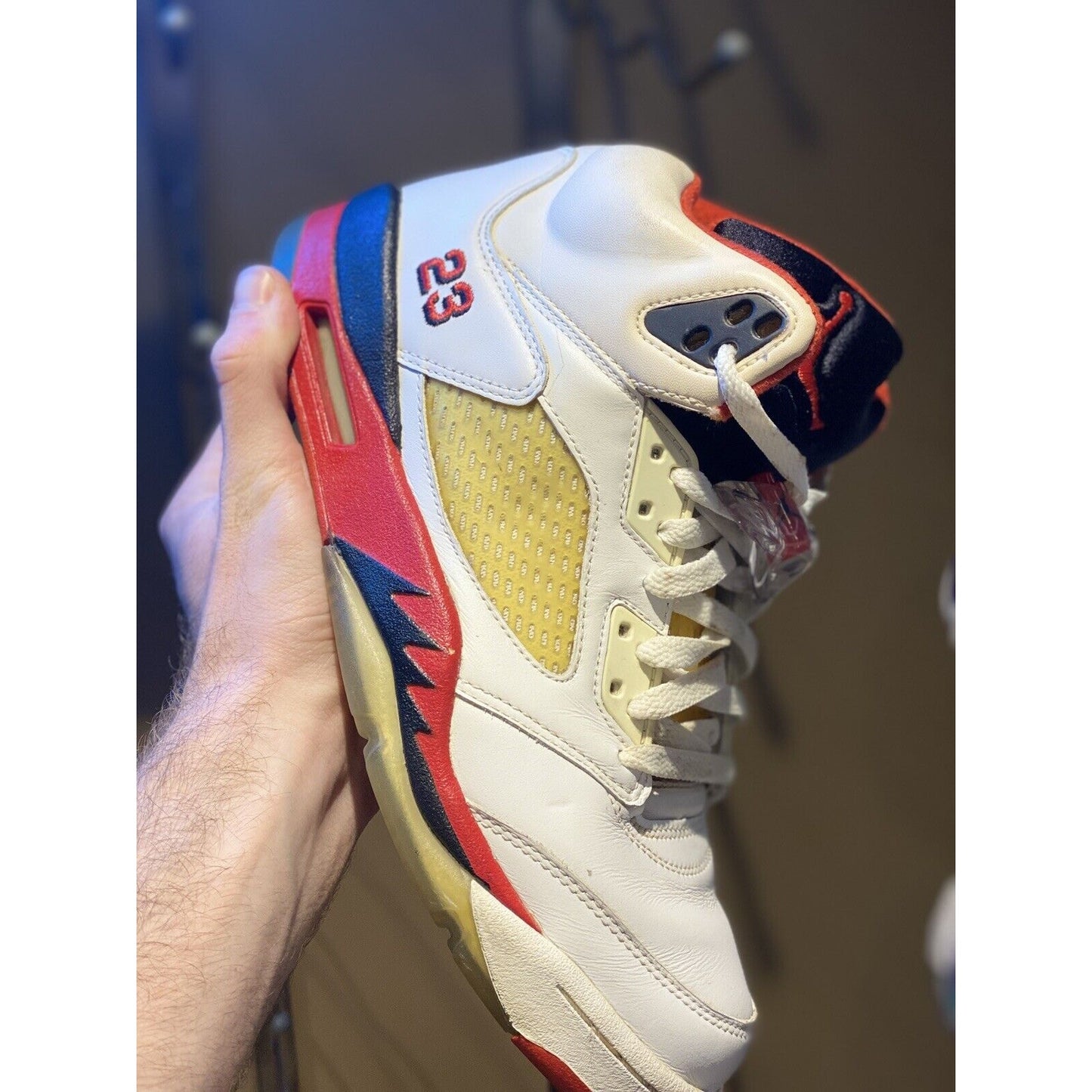Size 8 - Jordan 5 Retro Fire Red 2006