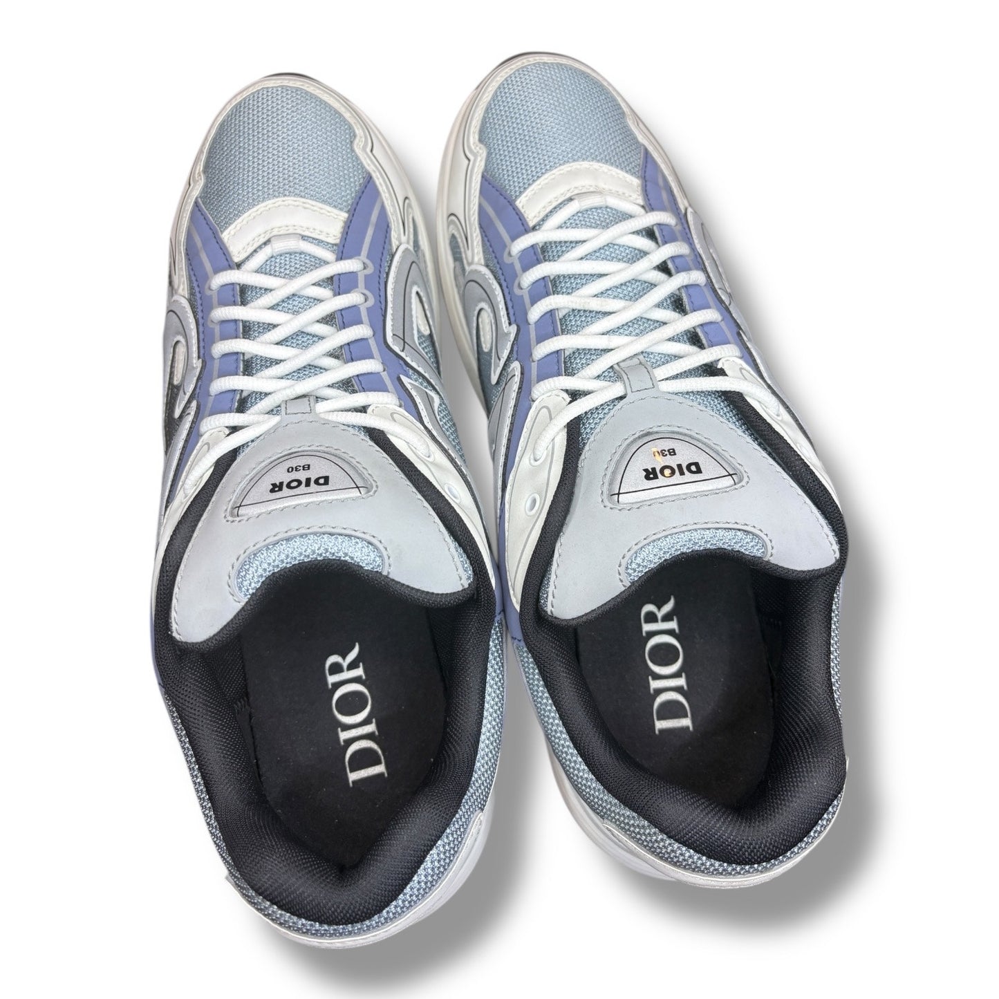Dior B30 Navy Blue Grey White Sneakers | Size 48 (15US)