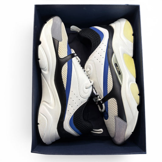 Dior B22 Reflective Low Top Blue Sneakers | Size 47 (14US)