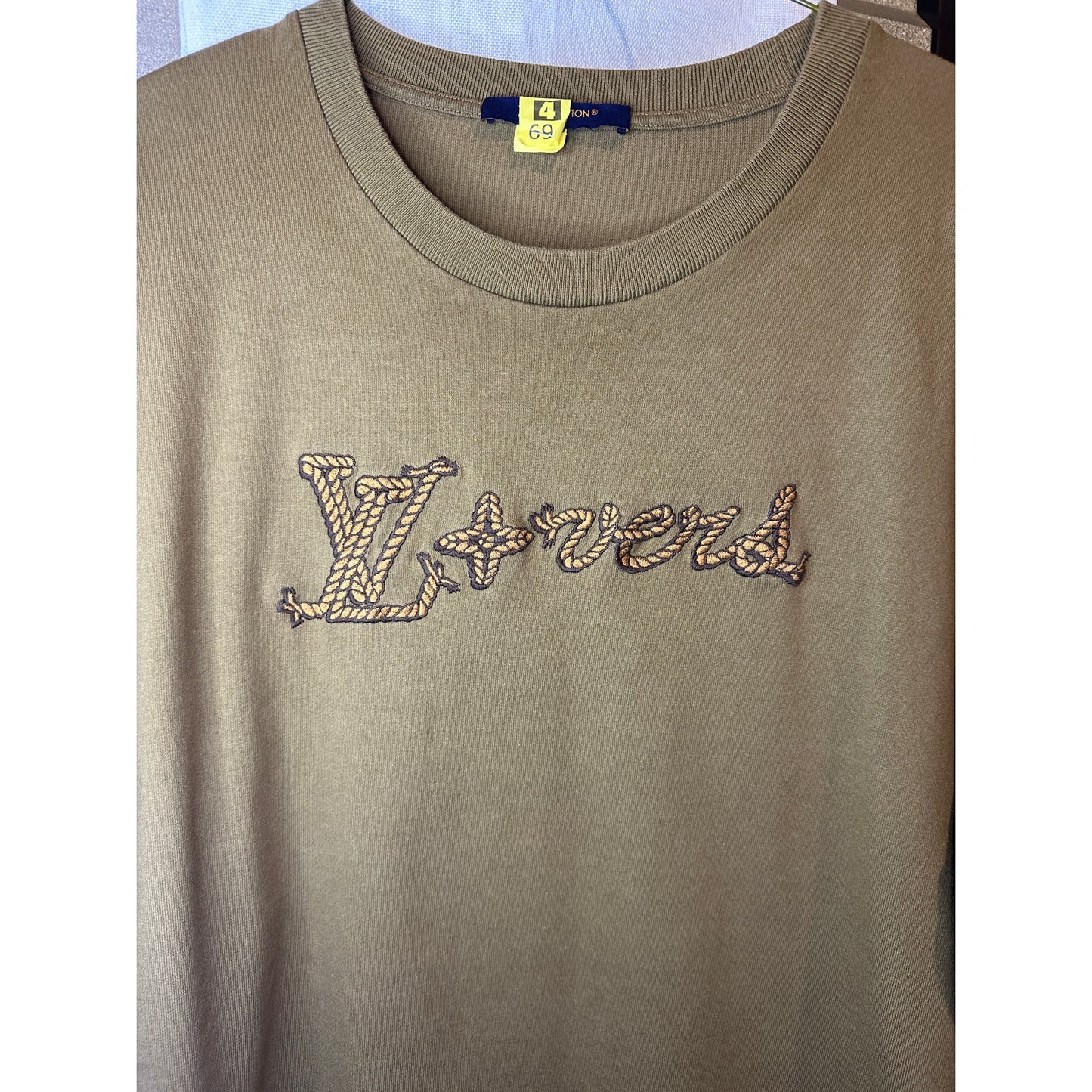 Louis Vuitton Brown Rope LV Lovers T Shirt XXXL