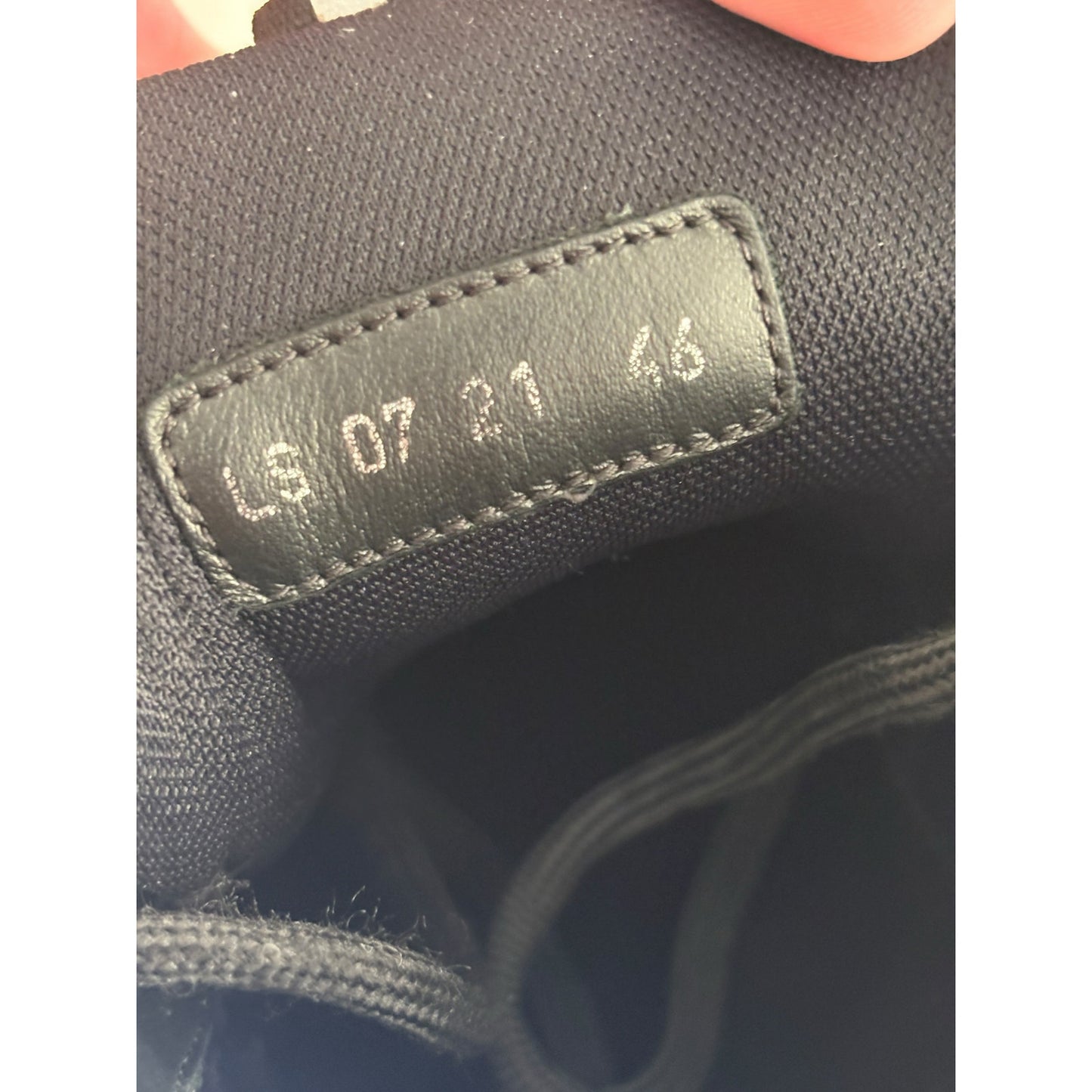 Dior B22 Reflective Low Top Black Sneakers | Size 46 (13US)