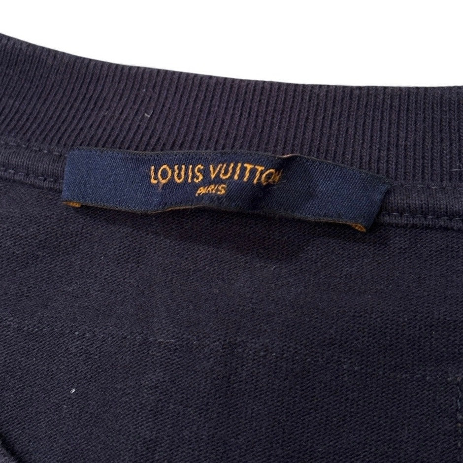 Louis Vuitton VIRGIL ABLOH - HAND STITCHED FLORAL LOGO TEE