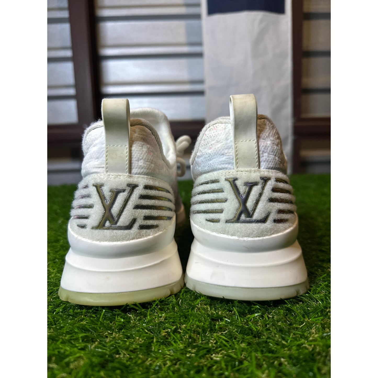 LOUIS VUITTON V.N.R Technical Knit Fabric Sneakers | M 8.5US