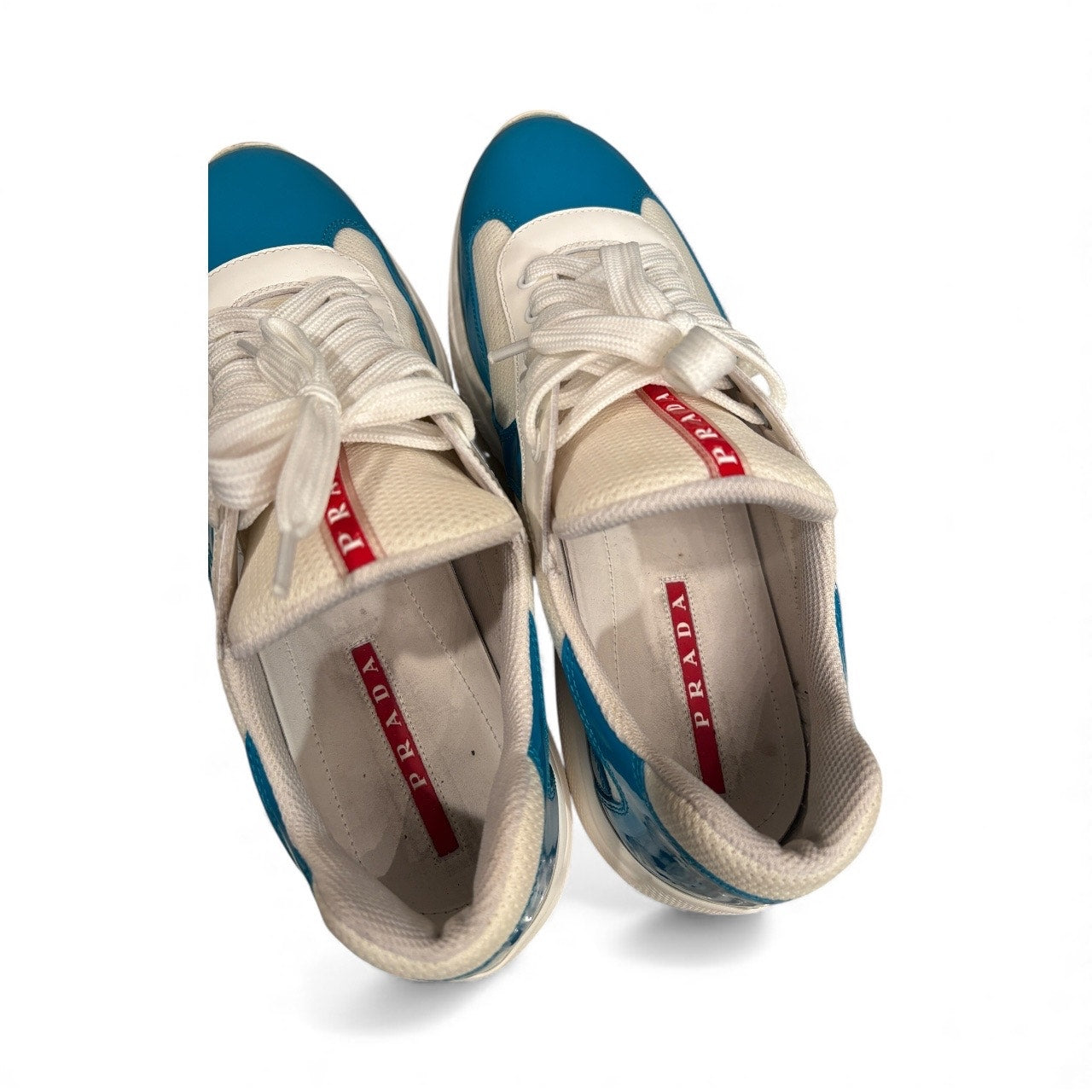 Prada America’s Cup Sneakers “White Blue” | 10.5UK / 11.5US