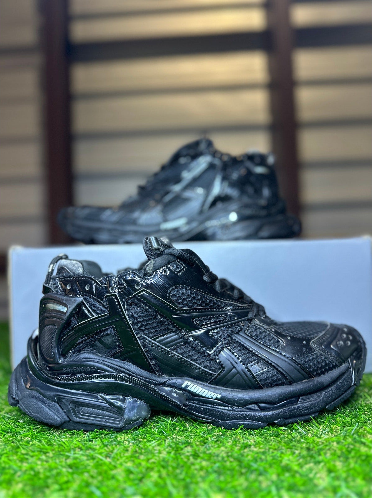 Size 8 - Balenciaga Runner Black Sneakers