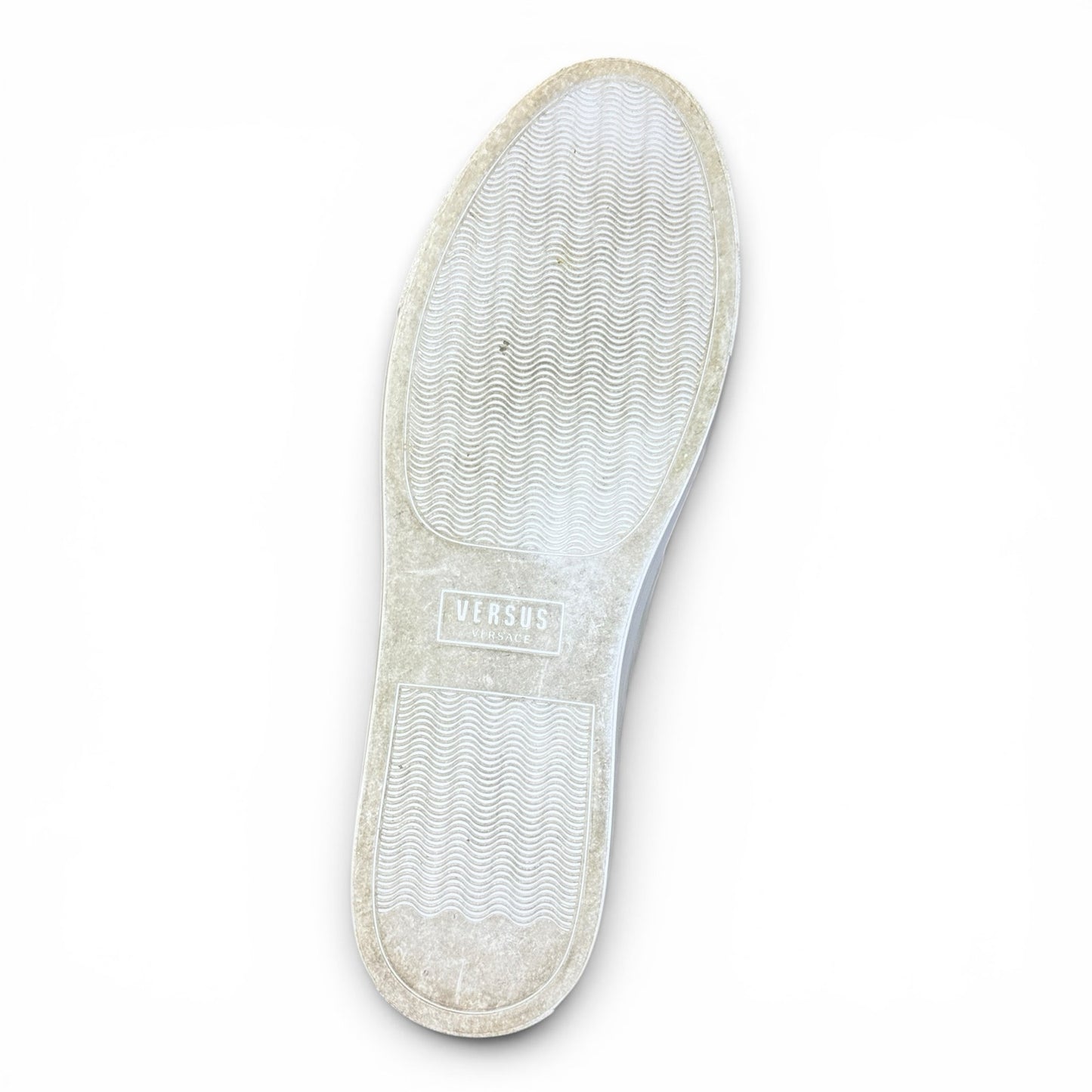 Versace White Versus Sneaker Silver Buckle | Size 44(11)