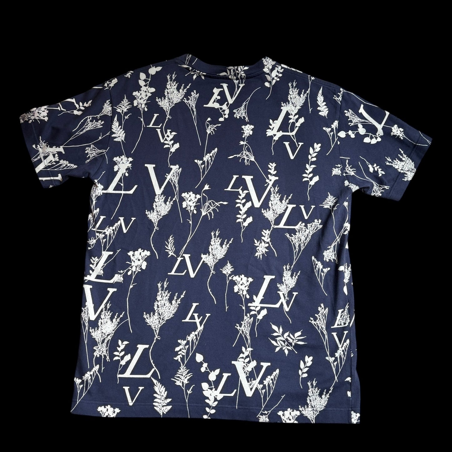 Louis Vuitton Floral Letter Print T-Shirt | Small