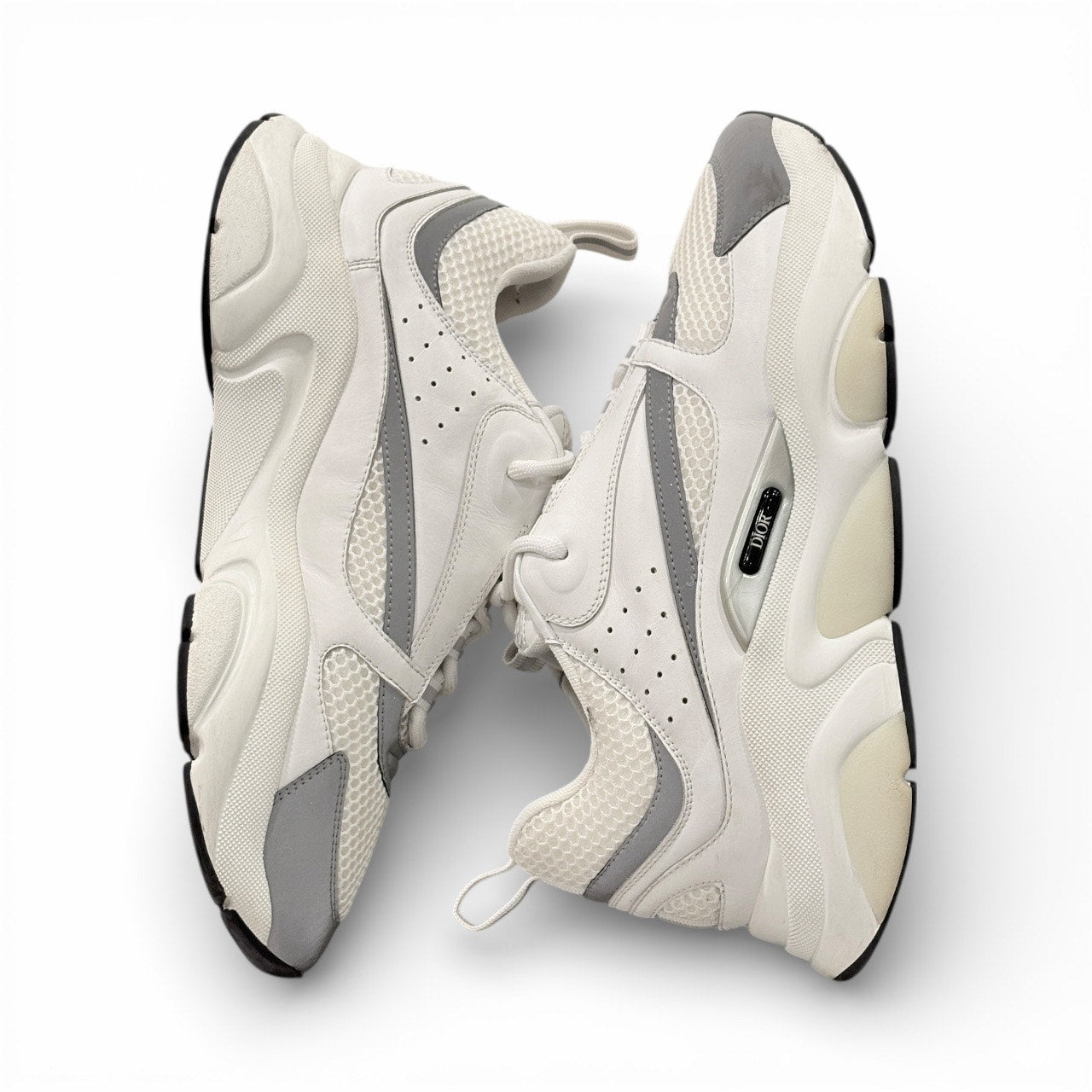 Size 10 - Dior B22 White Mesh/Leather Sneakers