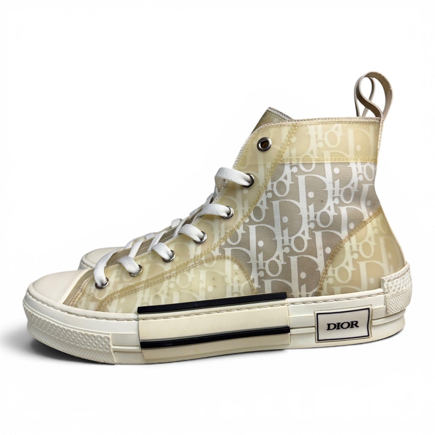 DIOR B23 HIGH TOP BEIGE SNEAKERS | SIZE 41(8US)
