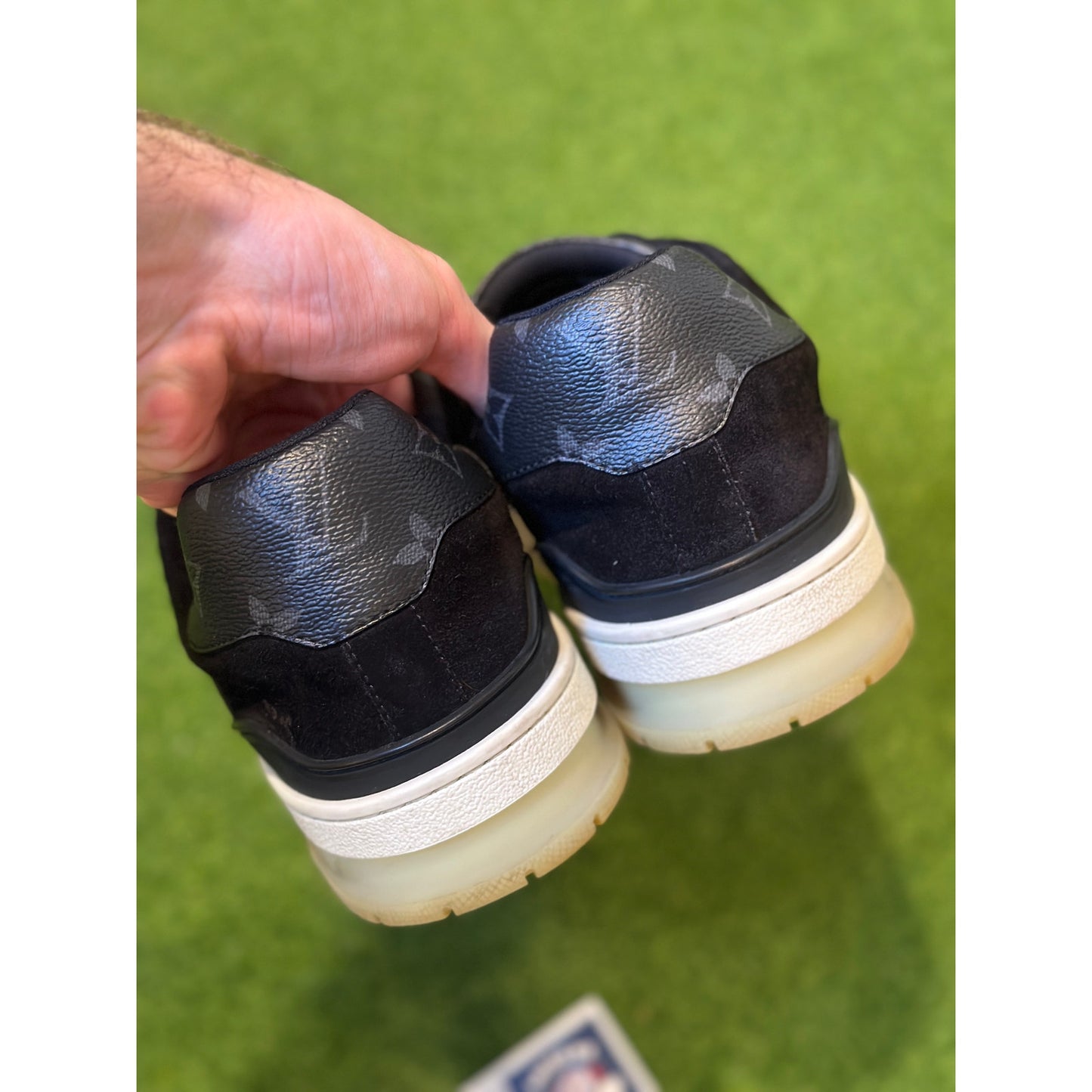 Louis Vuitton LV Trainer "Graphite" Black Monogram Sneaker
