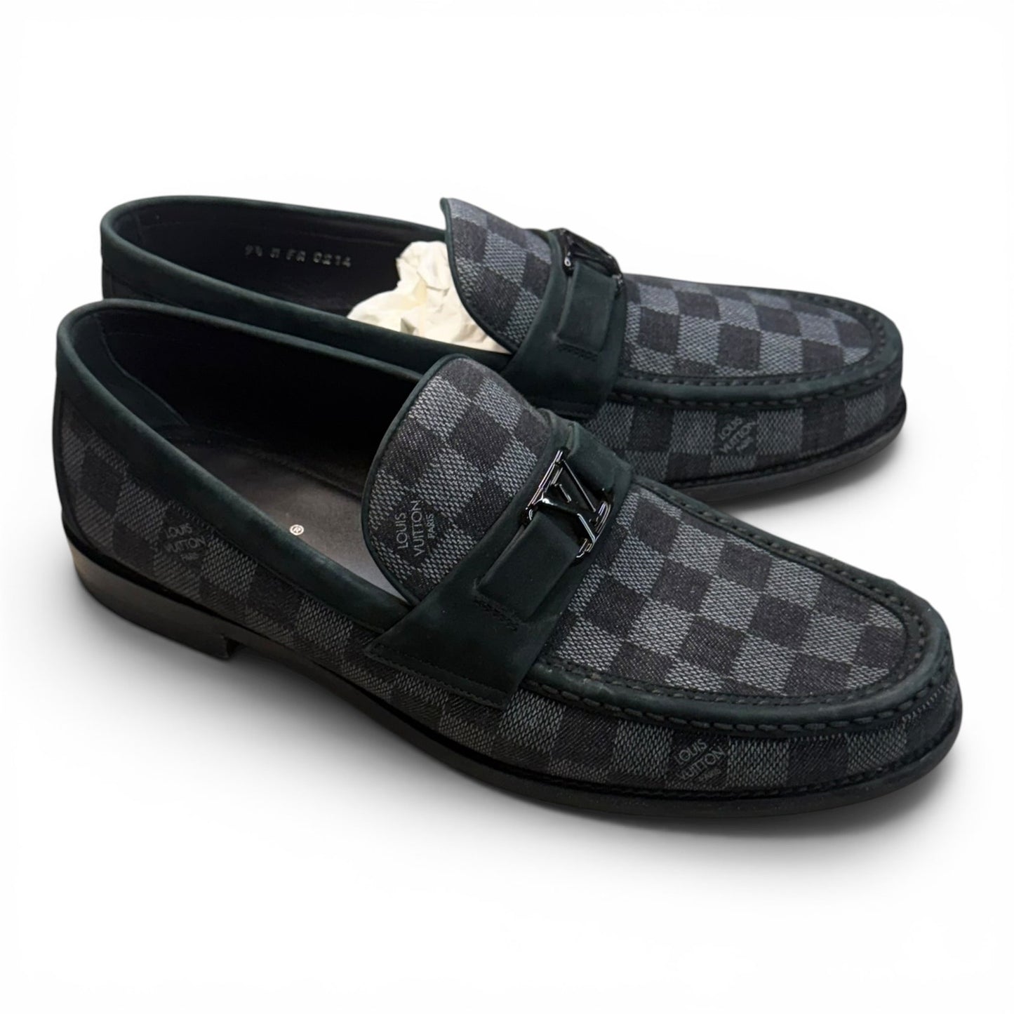 Louis Vuitton Major Loafer Damier Black | Size 9.5LV