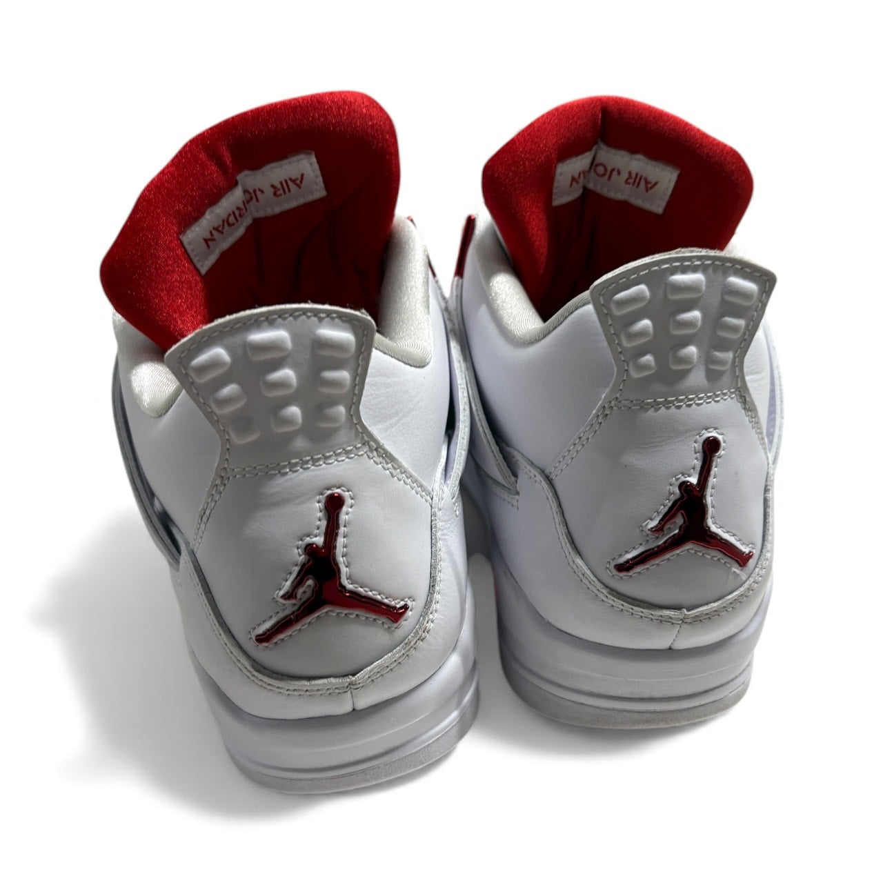 Size 9.5 - Air Jordan 4 Retro 'Orange Metallic' Sneakers