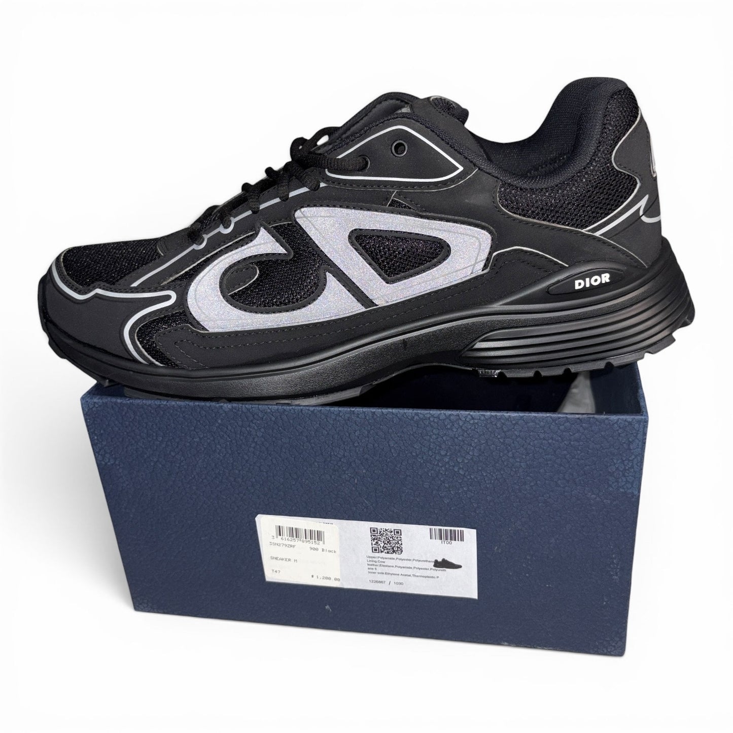 Dior B30 Black Sneakers | Size 47 (14US)