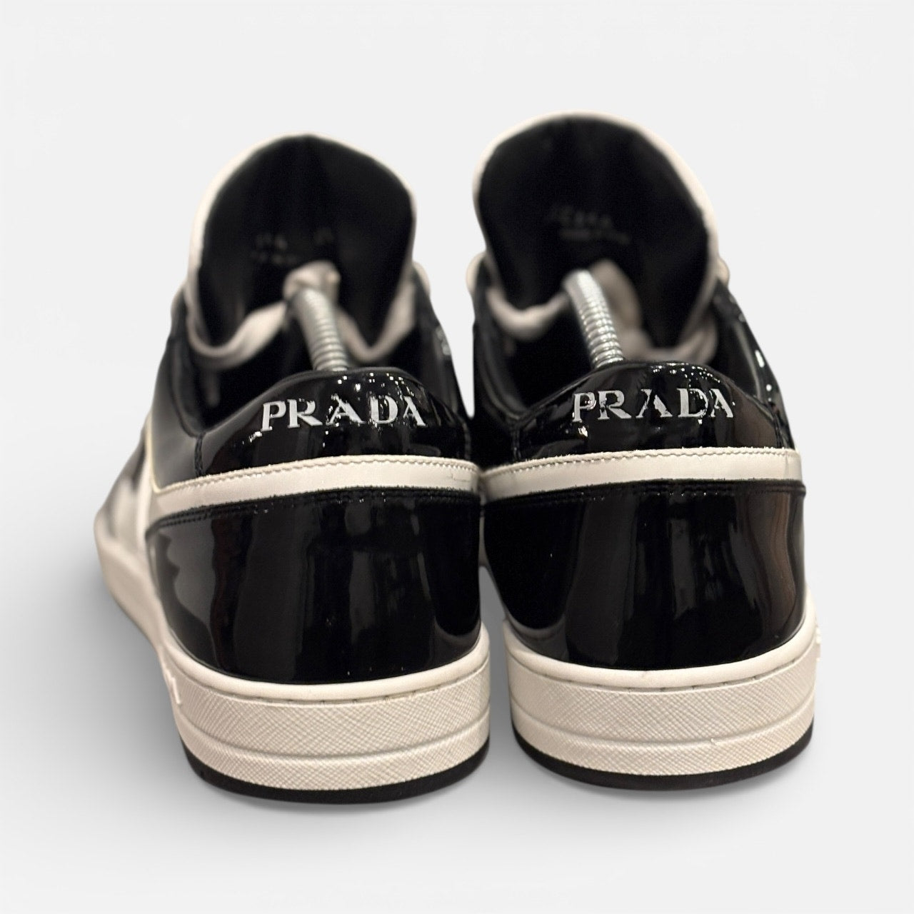 Size 8.5UK/9.5US - Prada Downtown Low Patent Leather Sneaker