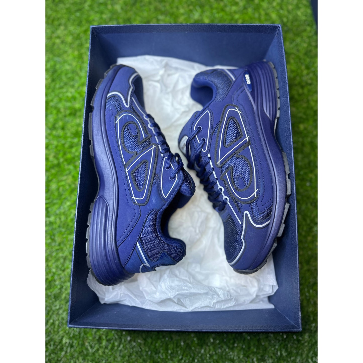 Dior B30 Sneaker Navy Blue Sneakers - Size 44 (US 11)