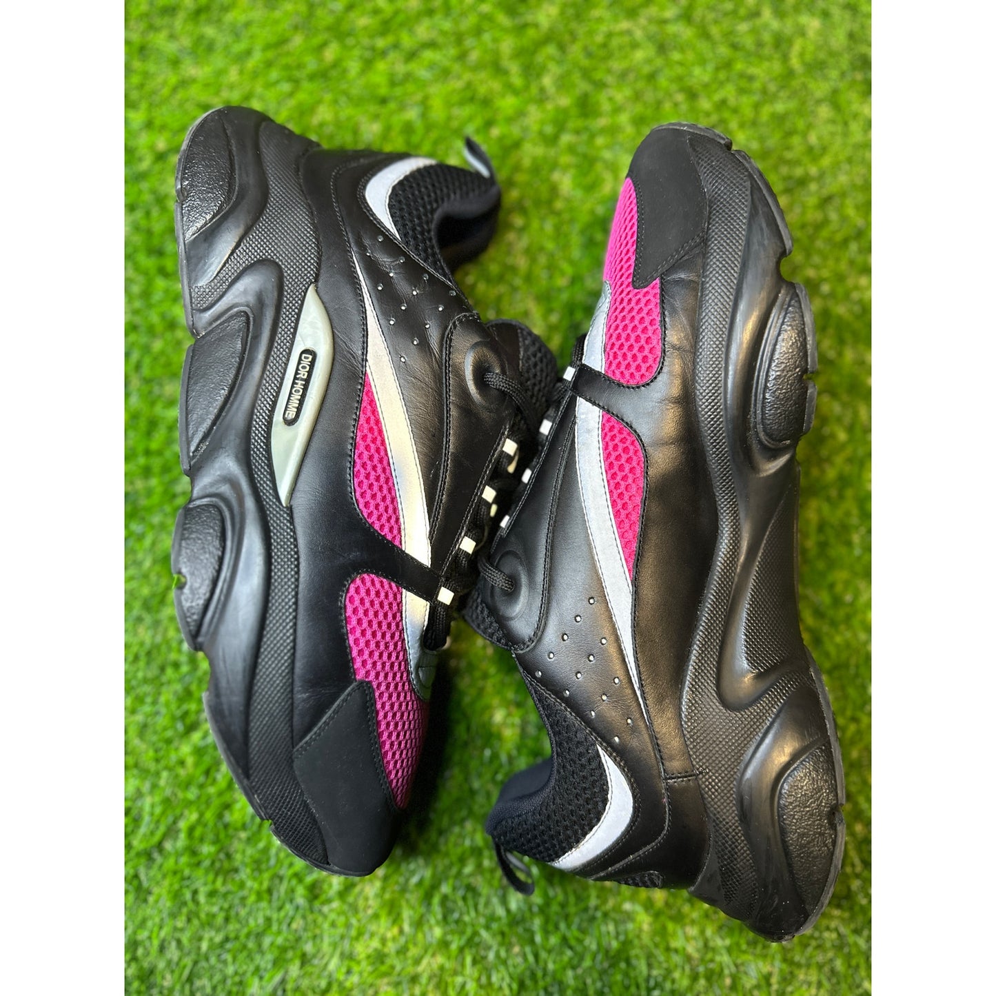 Dior Homme B22 Pink/Black Sneakers | Size 47EU