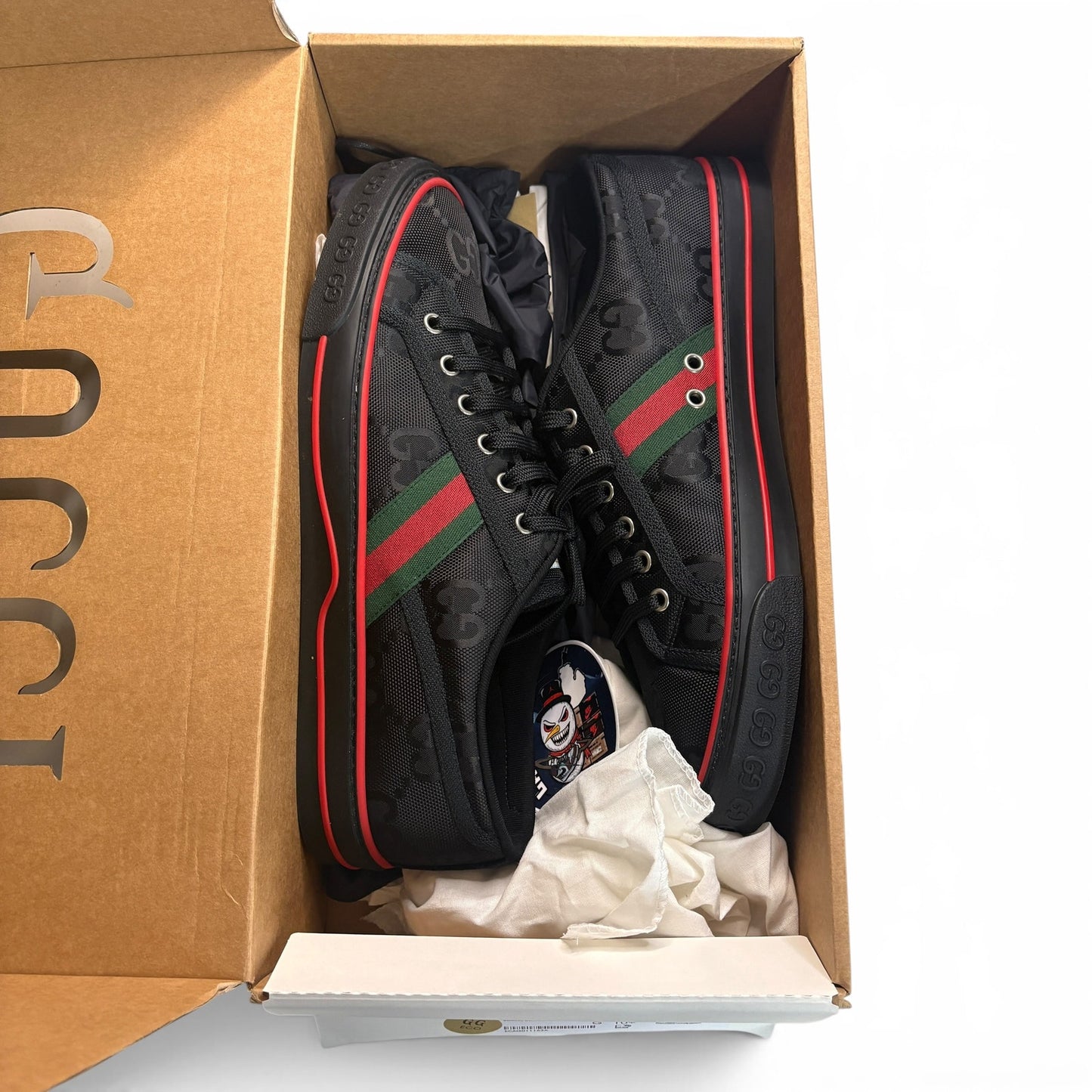 Gucci Men's Tennis 1977 Off the Grid Low 'Black' | Size 10.5G