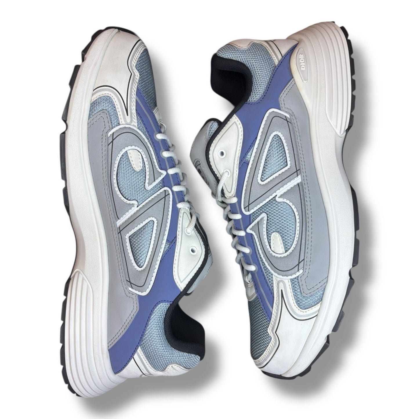 Dior B30 Navy Blue Grey White Sneakers | Size 48 (15US)