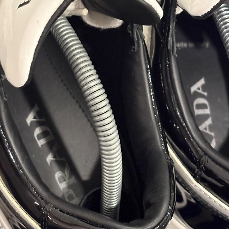 Size 8.5UK/9.5US - Prada Downtown Low Patent Leather Sneaker