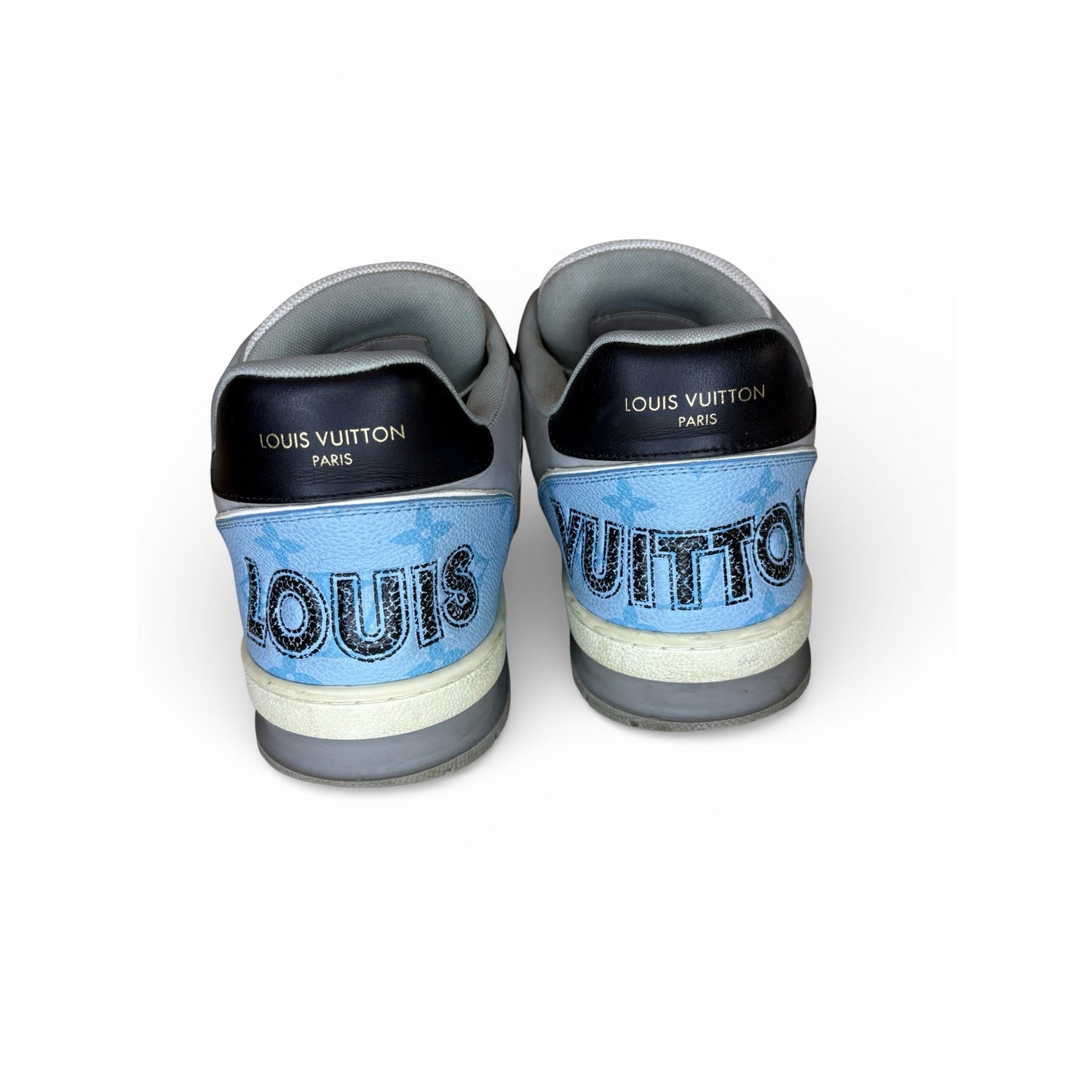 Louis Vuitton LV Strap Trainer Sneaker Blue/White 8.5LV 9.5US