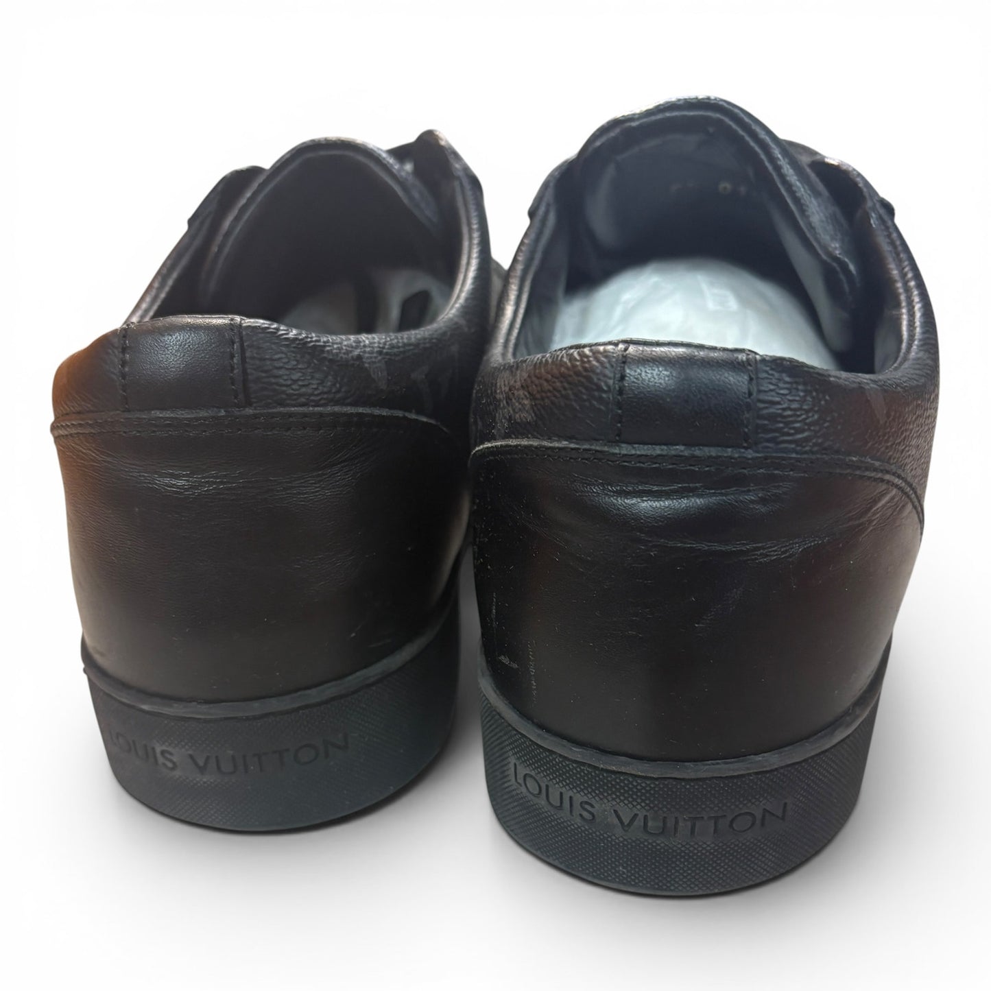 Louis Vuitton Match-Up Black Monogram Sneakers | Size 9LV